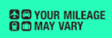 Sign: Your mileage may vary