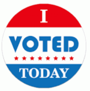 I voted today