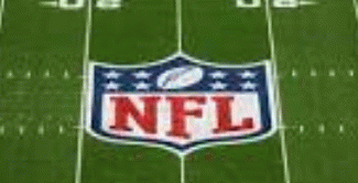 NFL emblem on the field