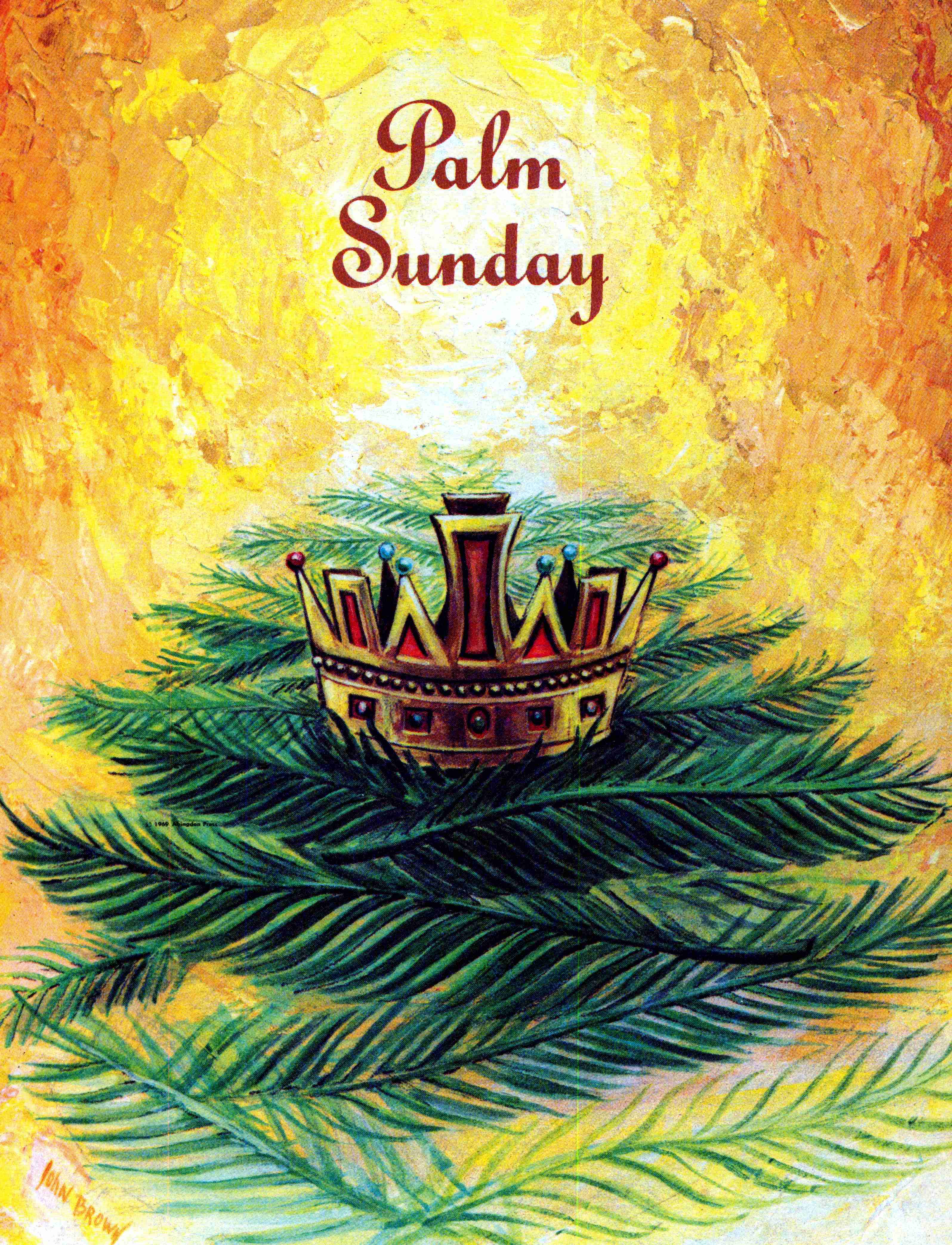 March 30, 1969: Palm Sunday